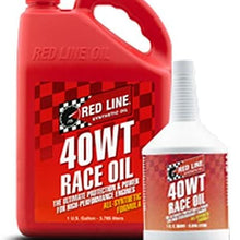 Red Line Oils 10405 40WT Racing Oil, Gallon (4 Pack)