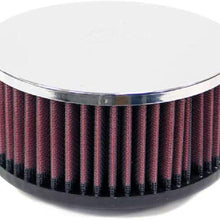 K&N Universal Clamp-On Air Filter: High Performance, Premium, Washable, Replacement Engine Filter: Flange Diameter: 2.25 In, Filter Height: 2.5 In, Flange Length: 0.625 In, Shape: Round, RC-0650