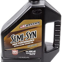 Maxima Racing Oils MAX39-349128BS Semi-Synthetic Oil, 128. Fluid_Ounces