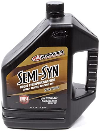 Maxima Racing Oils MAX39-349128BS Semi-Synthetic Oil, 128. Fluid_Ounces