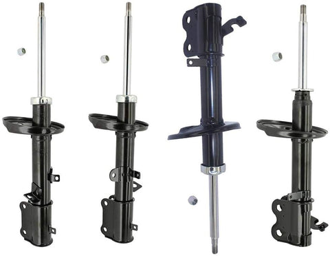 AutoDN Strut Shock Absorber-Front and Rear-4 PCS Compatible With 1993-1997 TOYOTA COROLLA(Base)