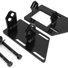 Qiilu-Compatible with 1983-2005 Sonoma Jimmy S-15 Blazer S-10 SBC V8 Conversion Motor Mounts