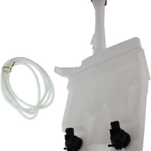 Windshield Washer Tank Assembly compatible with Matrix 09-13 W/Dual Pump and Cap 2.4L/1.8L Eng W/Rear Wiper USA Built