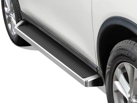 APS iBoard (Silver Running Board Style) Running Boards Nerf Bars Side Steps Step Rails Compatible with 2014-2020 Rogue (Exclude 14 Select Sport)