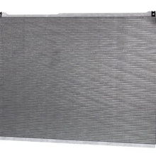 Make Auto Parts Manufacturing Premium Factory Finish 15.75 x 30.13 x 0.63 in. Core Dimension Plastic Tank Inlet size - 1.38 in. 1-Row Radiator Assembly Aluminum For Toyota Camry 2012-2016 - TO3010338