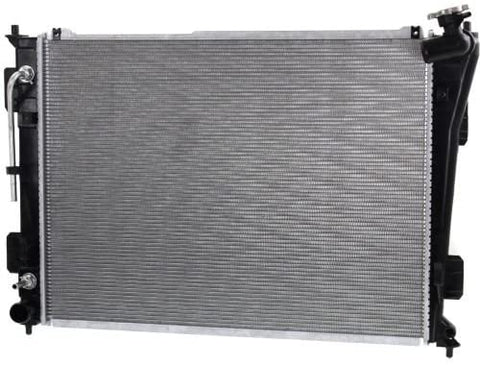 Make Auto Parts Manufacturing Premium Factory Finish 15.75 x 30.13 x 0.63 in. Core Dimension Plastic Tank Inlet size - 1.38 in. 1-Row Radiator Assembly Aluminum For Toyota Camry 2012-2016 - TO3010338