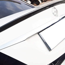 iJDMTOY (1 Universal PU Trunk or Roof Lip Spoiler or Roof Spoiler Body Kit Trim Sticker, 4.5ft (145cm/1.4m), Carbon Fiber Pattern