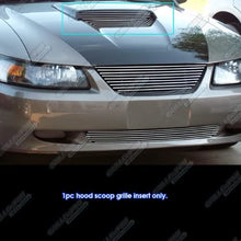 APS Compatible with 1999-2004 Ford Mustang GT V8 Hood Scoop Black Billet Grille Grill Insert F66020H