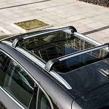 UDP 2Pcs Fits for Chevrolet Chevy Blazer 2019 2020 Adjustable Crossbar Cross bar Roof Rail Luggage Cargo Carrier Lockable Roof Rack Bar Silver