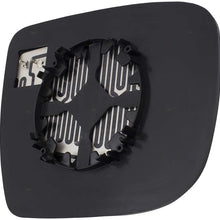 Replacement Pair Set Side View Mirror Glass & Bases Heated Compatible with 15-17 Murano 14-18 Rogue 17-18 Pathfinder 963664BA1A 963654BA1A