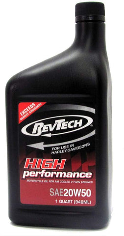 RevTech 35052 SAE 20W50 Mineral Engine Oil for Harley-Davidson