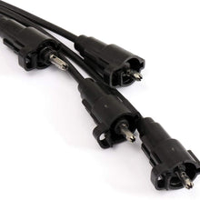 TUPARTS Pack of 4 Ignition Wire Sets Compatible with Abarth 750 Toyota Camry/ RAV4/ Solara 1959-2001