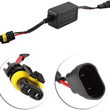 C18 9005 9006 9012 2 Pcs Led Headlight Decoder Anti-Flicker Resistor Abs Dc12-24V Car Decoder Kit For Led Headlight New