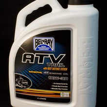 BEL-RAY ATV TRAIL MINERAL 4T ENGINE OIL 10W-30 (4L), Manufacturer: BEL-RAY, Manufacturer Part Number: 99040-B4LW-AD, Stock Photo - Actual parts may vary.