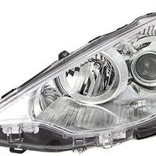 CarPartsDepot TO2502214 Front Facial Head Light Lamp Driver Side Fit 2012-2013 Toyota Prius C