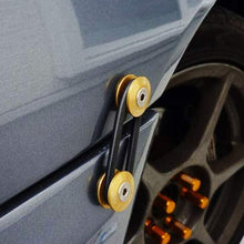 iJDMTOY Universal Fit Gold Finish JDM Quick Release Fastener Kit Compatible With Car Bumper Trunk Fender Hatch Lid