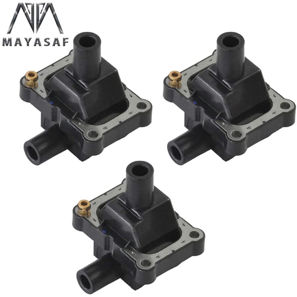 MAYASAF UF527 Ignition Coil AIP Electronics Premium Ignition Coil Packs Replacement For 1996-2004 Mercedes-Benz Oem Fit C527