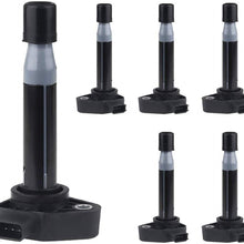 Ignition Coil Pack of 6 JDMON for 1999-2009 Honda Accord Odyssey Pilot Ridgeline Acura MDX TL RL CL 3.0L 3.2L 3.5L V6-Replaces OEM Part #30520P8EA01 30520P8FA01 30520RCAA02