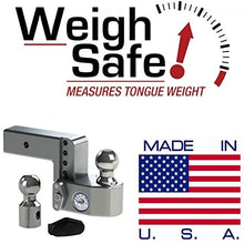 Weigh Safe WS4-2.5 Adjustable Ball Mount with 4" Drop and 2.5" Shank