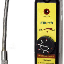 Elitech WJL-6000 Freon Leak Detector Halogen Leak Detector Refrigerant Gas HVAC R22 R410A R134A R1234YF CFCs HCFCs HFCs Detector High Accuracy