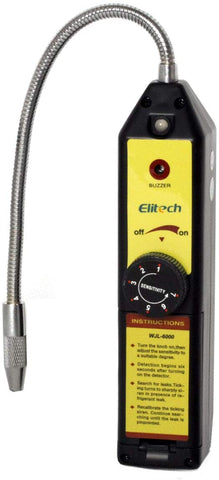 Elitech WJL-6000 Freon Leak Detector Halogen Leak Detector Refrigerant Gas HVAC R22 R410A R134A R1234YF CFCs HCFCs HFCs Detector High Accuracy