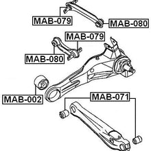 30851257 - Arm Bushing (for Lateral Control Arm) For Volvo - Febest