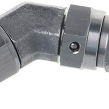MSJFUBANGBM Tight an -3 AN3 JIC 45 Degree Stainless Steel PTFE Custom Brake Hose Fitting (Color : Silver)