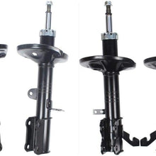 SarahQ fit 1998-2002 Chevrolet Prizm 1993-1997 Geo Prizm 1993-2002 Corolla Set of 4 Front + Rear Right+Left Suspension Strut Shock Absorbers Kit A0383