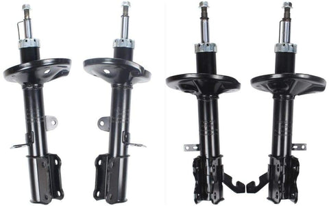 JUDE Set of 4 Front + Rear Right+Left Suspension Strut Shock Absorbers Kit for 1998-2002 Chevrolet Prizm 1993-1997 Geo Prizm 1993-2002 Toyota Corolla JD379