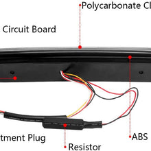 LED 3rd Third Brake Light for 2009-2018 Dodge Ram 1500/2010-2018 Dodge Ram 2500 3500-Waterproof-High Mount Rear Cargo Lamp Center Stop Light