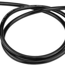 Fuel Line,Motorcycle Universal Non Braided Rubber Fuel Line Hose Petrol Oil Pipe 1m Long Car Accessories Black