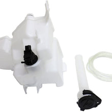 Windshield Washer Tank Assembly Compatible with GS300/GS460 06-11 / Lexus IS250/IS350 06-15 W/Pump Cap Inlet and Snsr W/Headlamp Washer Holes