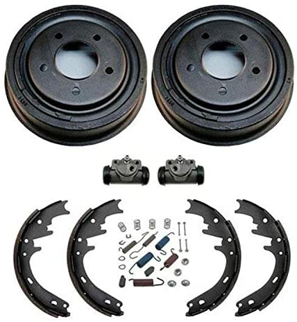 100% New Rear Drums Shoes Wheel Cylinders Spring Kit Bronco Full Size E150 F150