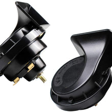 FARBIN Waterproof Auto Horn 12V Car Horn Loud Dual-Tone Electric Snail Horn Kit with 2Pcs Adapter Wiring Harness Pigtail Socket for Toyota