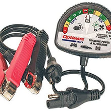 OptiMATE TEST – Cranking & Alternator, TS-121, 12V tester for battery state of charge, cranking performance and vehicle charging system