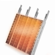 Zyyqt Desktop Heater， PTC Ceramic Heater Heater, Two Temperature Control, Timed Heater, Suitable for Home Bedroom Desk (Color : Orange)