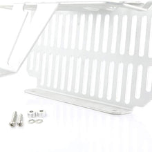 Xitomer Aluminum Radiator Guard, for Yamaha WR250R WR250X 2008-2019, Radiator Cover/Protector (silver)