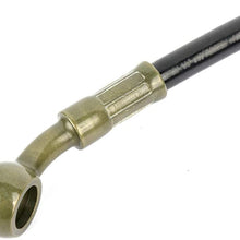 ZENITHKE black Motorcycle Braided Steel Brake Clutch Oil Hoses Line Pipe (Oil Hose Length 1.5m)