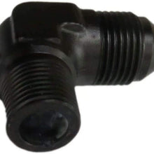 90 Degree Elbow Adapter -8 AN to 3/8 NPT Fitting Male for Changing Flow Direction