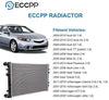 ECCPP Radiator CU2265 Replacement fit for 1999-2010 A3/TT Quattro Clasico/Golf/Jetta VW3010103,2265