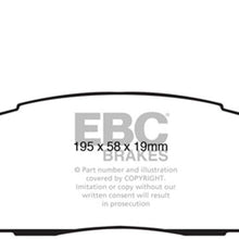 EBC Brakes DP61848 6000 Series Greenstuff Truck and SUV Brake Pad