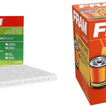 FRAM Fresh Breeze Cabin Air Filter Replacement for Car Passenger Compartment w/Arm and Hammer Baking Soda, Easy Install, CF8644A for Select Volkswagen and Audi Vehicles , white