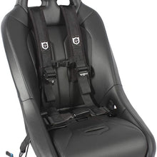 Pro Armor A16UH348BL A16UH349BL Auto Style 4 Point Harness 2 Inch Lap Seat Belt Straps Black Driver Passenger Side