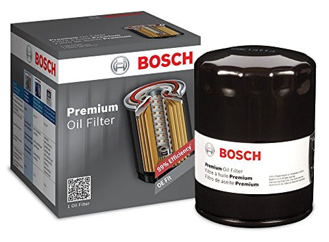 Bosch 3421 Premium FILTECH Oil Filter for Select Audi 80, 90, 100, 200, 4000, 5000, A6, Cabriolet, Coupe, Quattro, Fox, RS6, S4, S6, TT, BMW 325, 528, Volkswagen Golf, Jetta + More