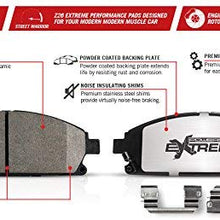 Power Stop Z26-1718 Z26 Extreme Performance Carbon-Ceramic Rear Brake Pad Set