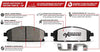 Power Stop Z26-1474A Z26 Extreme Performance Carbon-Ceramic Front Brake Pad Set