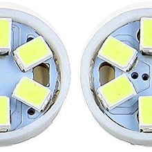 cciyu 194 Extremely Bright LED Bulbs Interior Lights T10-6-3020-SMD Dashboard Gauge Light Speedometer Odometer Tachometer LED light Instrument Panel Light Wedge T10 168 2825 W5W Blue Pack of 20