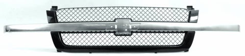 IPCW CWG-GR0407H0 Chevrolet Silverado Chrome/Gray Grille