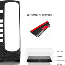 Thenice for 10th Gen Civic ABS Carbon Fiber Texture Inner Gear Panel Trim Shift Box Decoration Cover for Honda Civic 2016 2017 2018 2019 2020 -Automatic Transmission