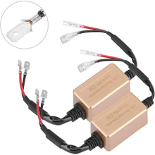 Terisass Pair of H1 H3 LED Headlight Load Resistor Wiring Error Free Decoder Anti-Flicker Resistors Error Canceller